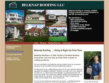 Tablet Screenshot of belknaproofingllc.com